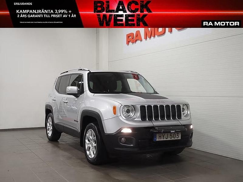 Grå Begagnad 2015 Jeep Renegade Limited SUV | 99 900 kr (Bra pris) - Bild 1/3