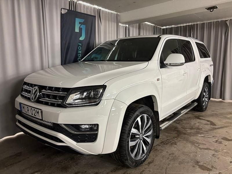 Vit Begagnad 2020 VW Amarok Aventura Pickup | 439 900 kr (Lite dyr) - Bild 1/4