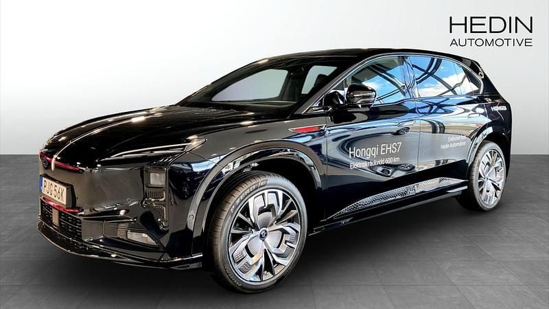 Svart Ny 2025 Hongqi EHS7 SUV | 691 000 kr - Bild 1/4