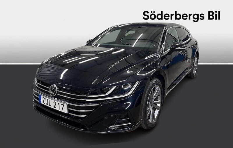 Svart Begagnad 2021 VW Arteon R-line Kombi | 369 500 kr (Lite dyr) - Bild 1/4