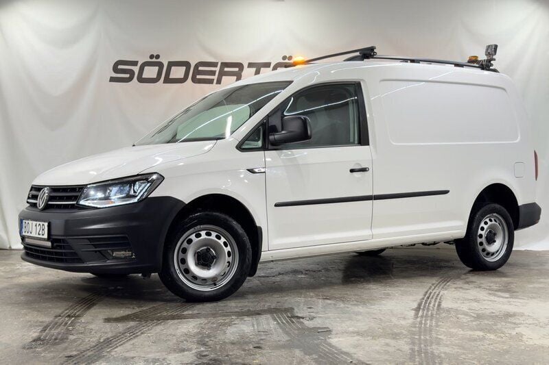 Vit Begagnad 2020 VW Caddy Maxi Minibuss | 289 900 kr (Lite dyr) - Bild 1/4