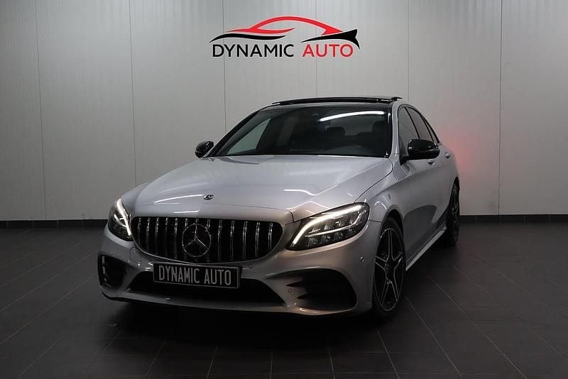 Silver Begagnad 2019 Mercedes C220 AMG line Sedan | 284 900 kr (Marknadspris) - Bild 1/4