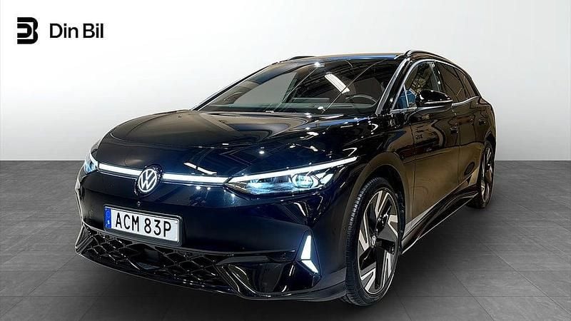 Svart Begagnad 2024 VW ID.7 GTX Kombi | 619 900 kr (Marknadspris) - Bild 1/4