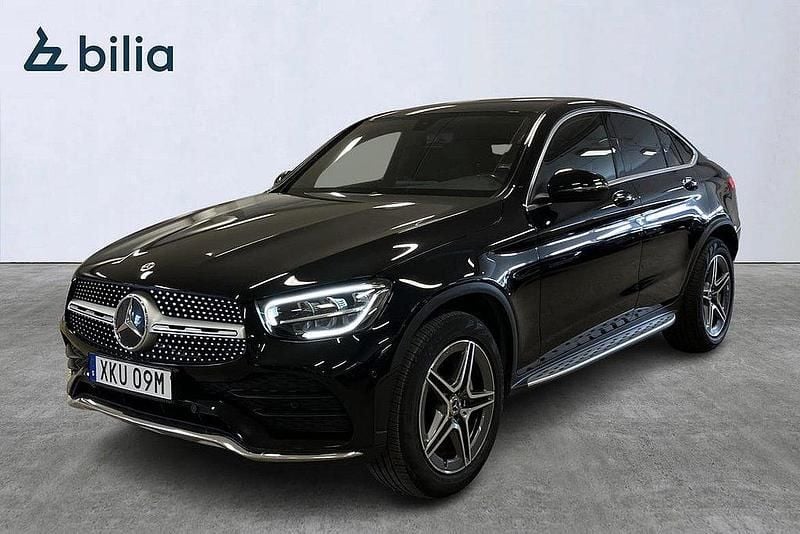 Svart Begagnad 2022 Mercedes GLC200 AMG line SUV | 489 000 kr - Bild 1/4