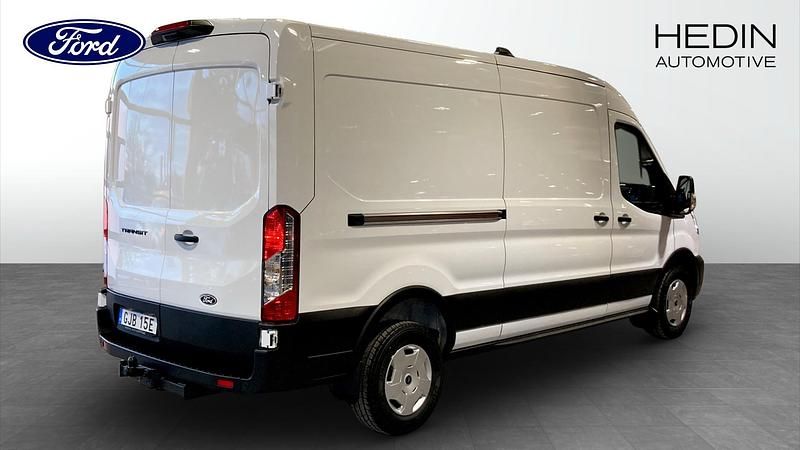 Ny Ford Transit 2026 Vit Halvkombi