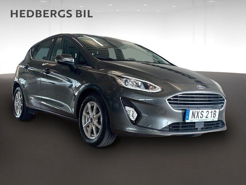Grå Begagnad 2021 Ford Fiesta Titanium Halvkombi | 154 900 kr - Bild 1/4