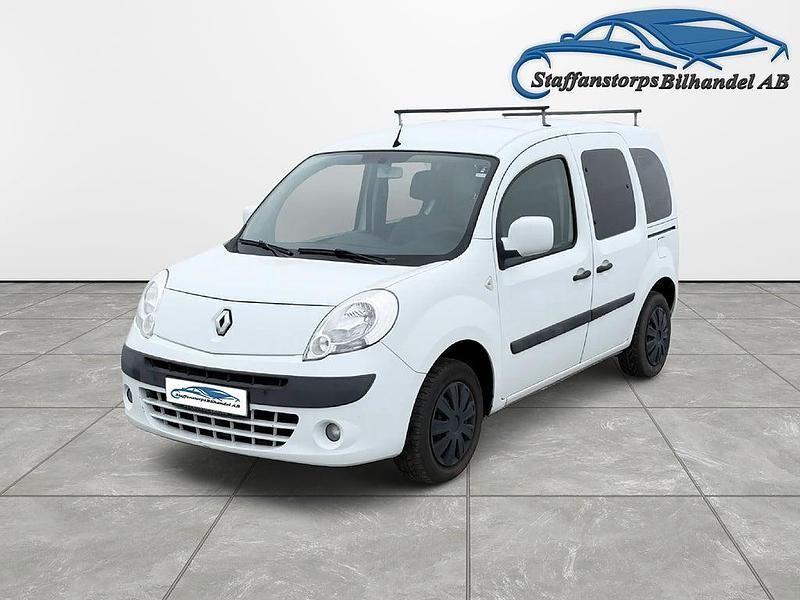 Vit Begagnad 2010 Renault Kangoo Minibuss | 48 500 kr (Marknadspris) - Bild 1/4