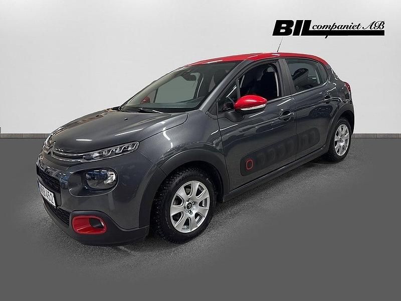 Grå Begagnad 2017 Citroën C3 Halvkombi | 79 000 kr (Lite dyr) - Bild 1/4