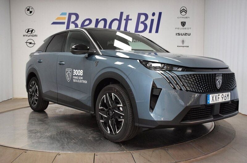 Blå Begagnad 2025 Peugeot 3008 GT SUV | 368 500 kr - Bild 1/3