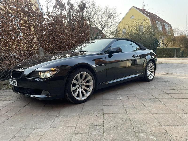 Svart Begagnad 2008 BMW 630 Cabriolet Cab | 198 000 kr - Bild 1/4