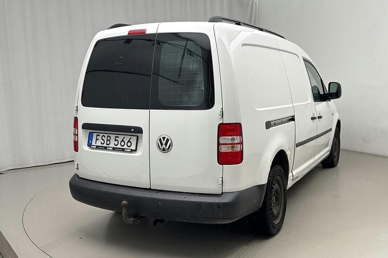 Begagnad VW Caddy Maxi 109 HK (80 kW) 2015 Vit Minibuss