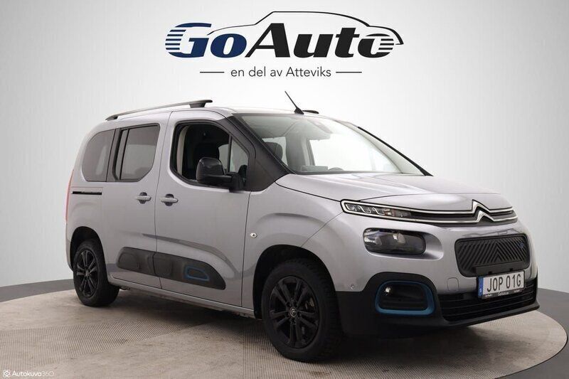 Grå Begagnad 2022 Citroën e-Berlingo Shine Minibuss | 274 900 kr (Superpris) - Bild 1/4