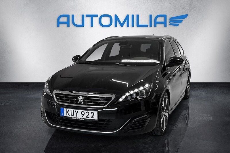 Svart Begagnad 2016 Peugeot 308 GTi Kombi | 119 900 kr (Marknadspris) - Bild 1/4