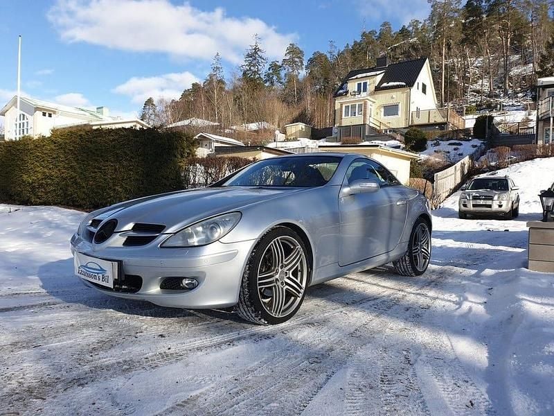 Begagnad Mercedes SLK200 163 HK (119 kW) 2004 Silver Cab