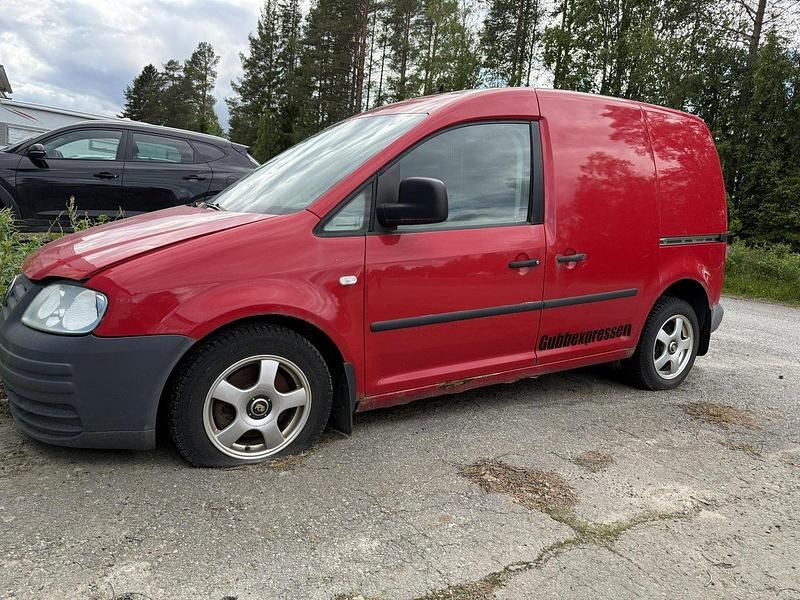 Röd Begagnad 2007 VW Caddy Minibuss | 2 000 kr (Superpris) - Bild 1/3