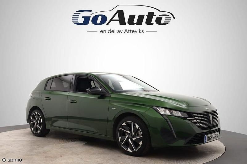 Grön Begagnad 2022 Peugeot 308 Allure Halvkombi | 259 500 kr (Marknadspris) - Bild 1/3
