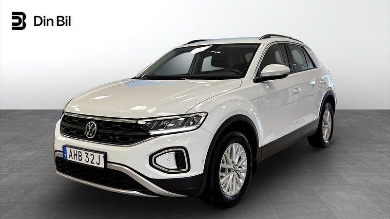 Vit (pure white) Begagnad 2022 VW T-Roc SUV | 209 000 kr (Bra pris) - Bild 1/4