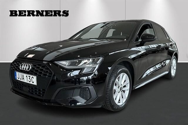 Brilliantsvart Begagnad 2023 Audi A3 Proline | 269 000 kr (Marknadspris) - Bild 1/4