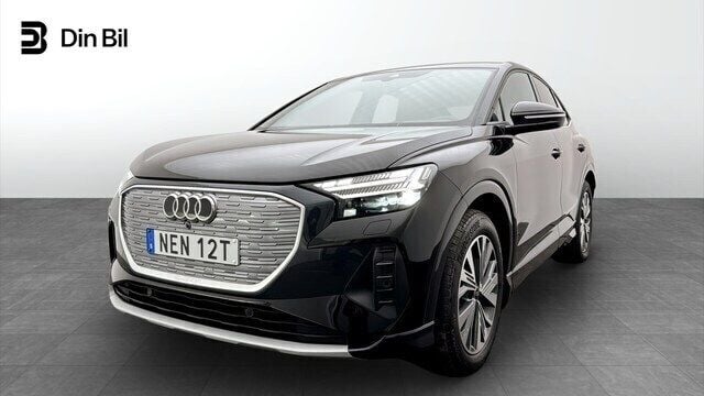 Svart Begagnad 2023 Audi Q4 Sportback e-tron Advanced Plus SUV | 519 000 kr (Marknadspris) - Bild 1/4