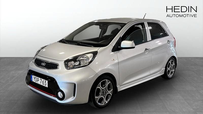 Grå (grey) Begagnad 2016 Kia Picanto Halvkombi | 72 900 kr (Bra pris) - Bild 1/4