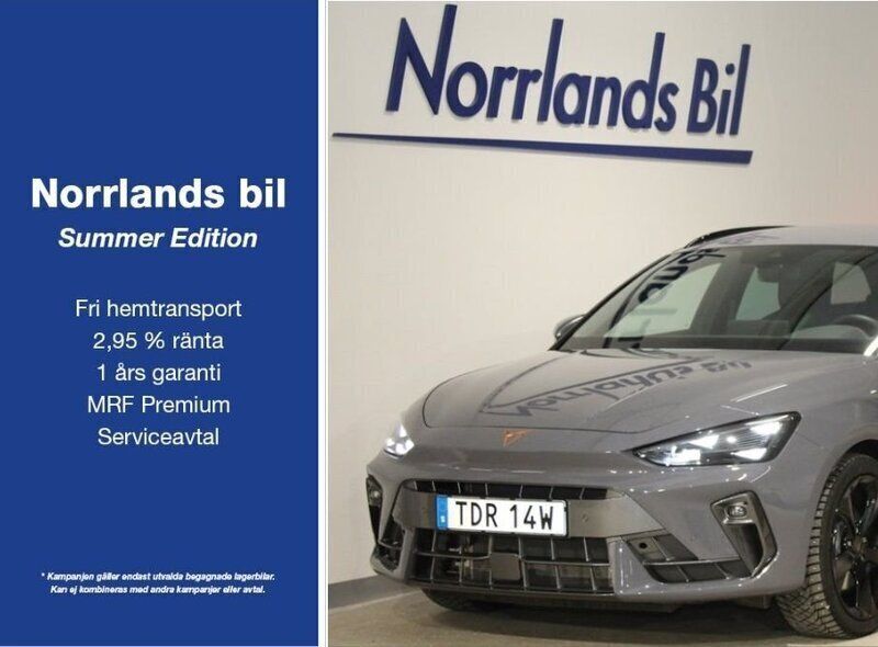 Grå (graphene grey) Begagnad 2025 Cupra Leon Kombi | 359 900 kr (Dyr) - Bild 1/4