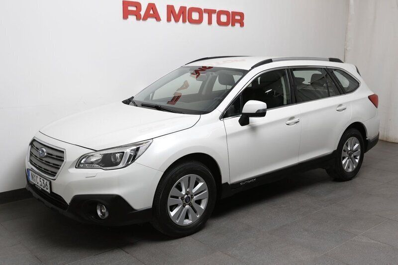 Vit Begagnad 2015 Subaru Outback SUV | 149 800 kr (Marknadspris) - Bild 1/3
