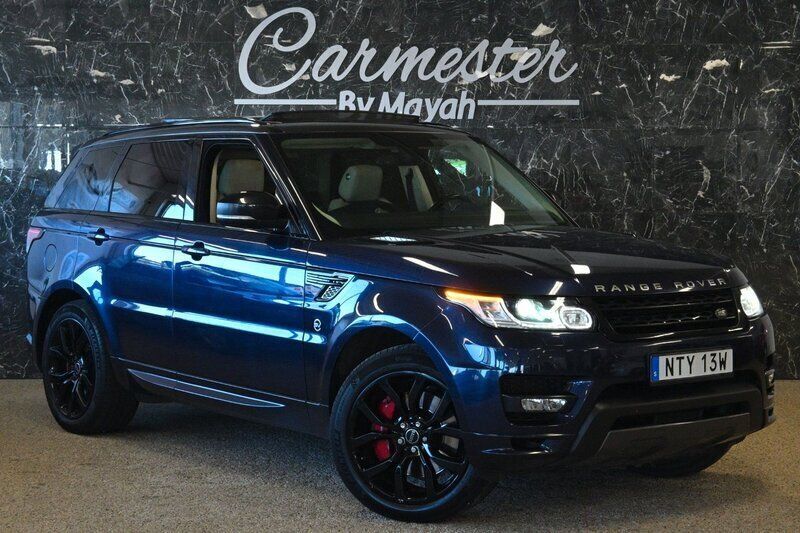 Mörkblå (blå) Begagnad 2016 Land Rover Range Rover Sport Autobiography SUV | 399 990 kr (Lite dyr) - Bild 1/4