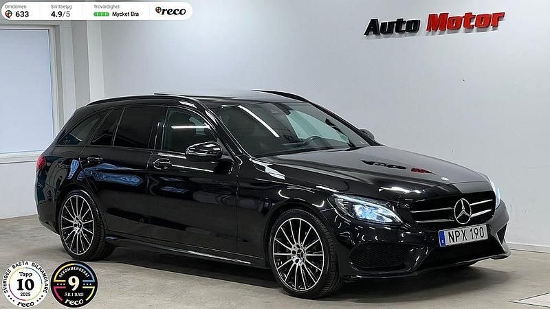 Svart Begagnad 2015 Mercedes C220 Kombi | 219 900 kr (Dyr) - Bild 1/3