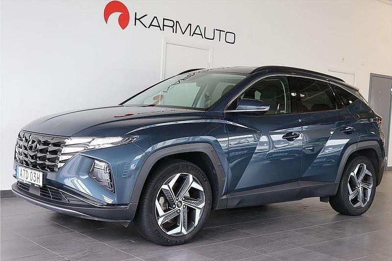 Blå Begagnad 2021 Hyundai Tucson Advanced SUV | 309 900 kr (Bra pris) - Bild 1/4