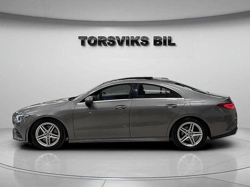 Begagnad Mercedes CLA200 AMG line 163 HK (119 kW) 2019 Gråmet
