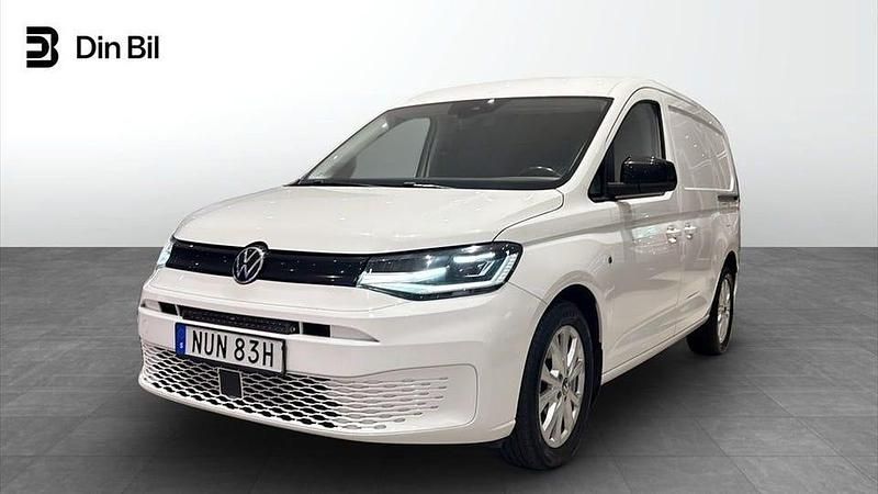 Vit (candyvit) Begagnad 2022 VW Caddy Maxi Minibuss | 279 900 kr (Dyr) - Bild 1/4