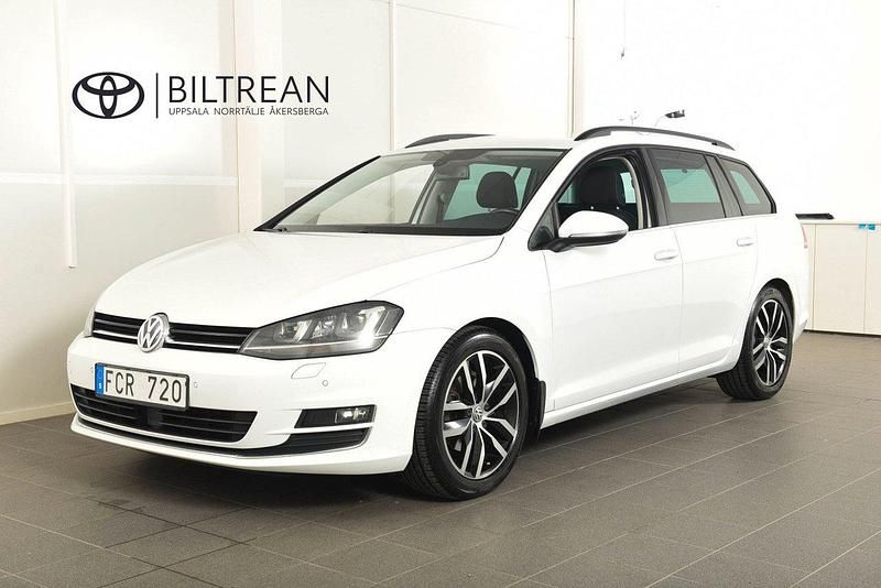 Vit Begagnad 2013 VW Golf VII GT Kombi | 108 900 kr (Marknadspris) - Bild 1/4