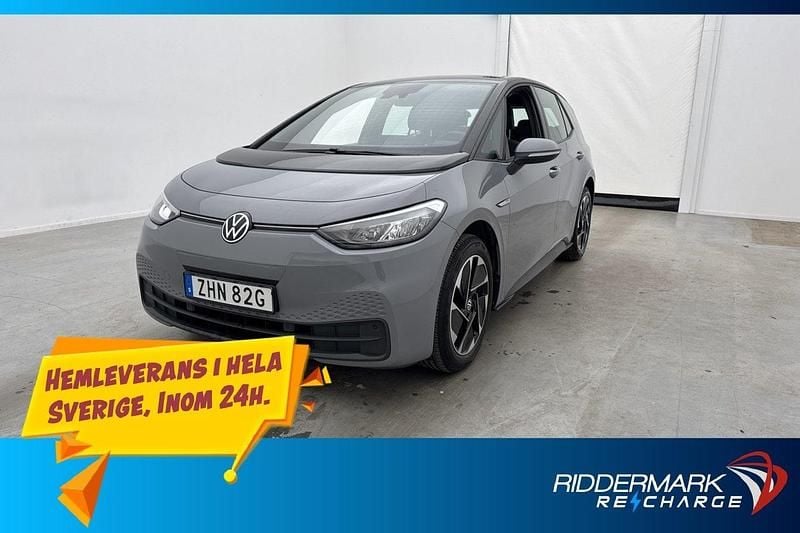 Grå Begagnad 2021 VW ID.3 Pro Performance Halvkombi | 198 800 kr (Marknadspris) - Bild 1/3