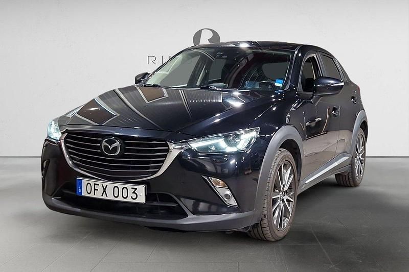 Svart Begagnad 2016 Mazda CX-3 Optimum SUV | 144 900 kr (Marknadspris) - Bild 1/3