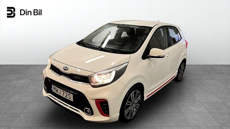 Vit Begagnad 2019 Kia Picanto GT-Line Halvkombi | 124 900 kr (Marknadspris) - Bild 1/4