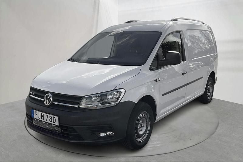 Vit Begagnad 2020 VW Caddy Maxi Minibuss | 141 050 kr (Superpris) - Bild 1/4