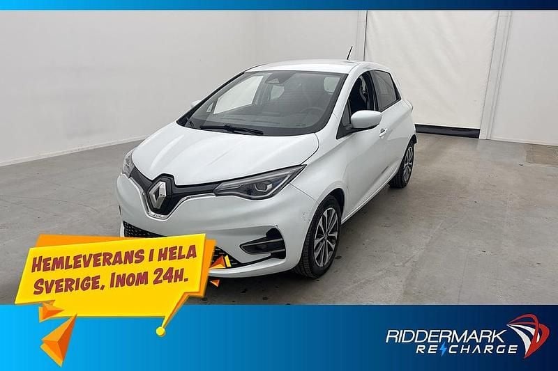 Vit Begagnad 2020 Renault Zoe Intens Halvkombi | 134 800 kr (Bra pris) - Bild 1/3