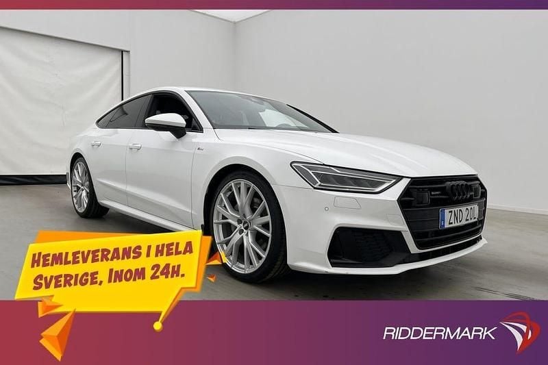 Vit Begagnad 2019 Audi A7 S-Line Sedan | 479 700 kr - Bild 1/3