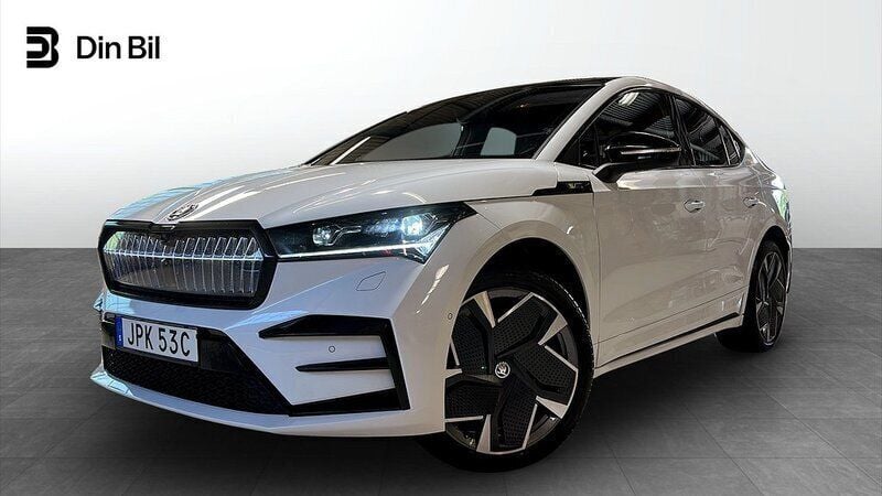 Vit Begagnad 2024 Skoda Enyaq iV RS SUV | 589 000 kr (Lite dyr) - Bild 1/4