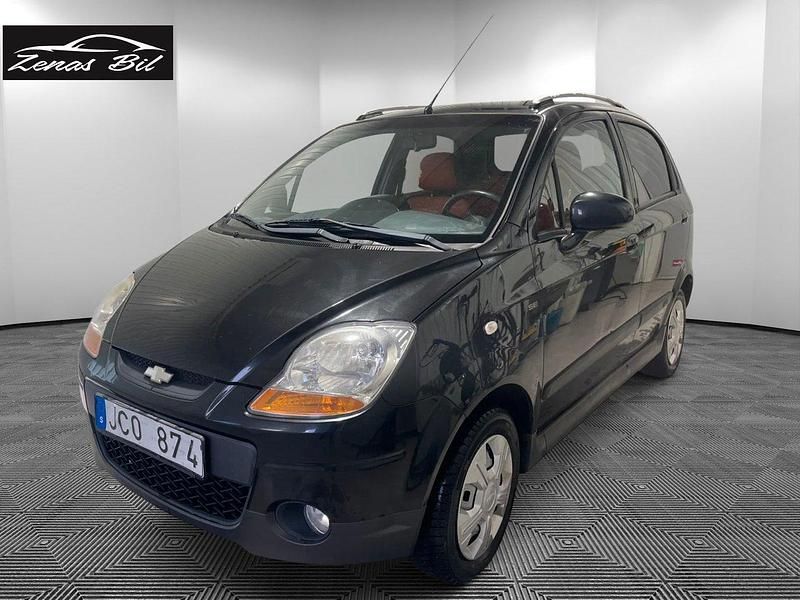 Svart Begagnad 2008 Chevrolet Matiz Halvkombi | 22 900 kr (Marknadspris) - Bild 1/4