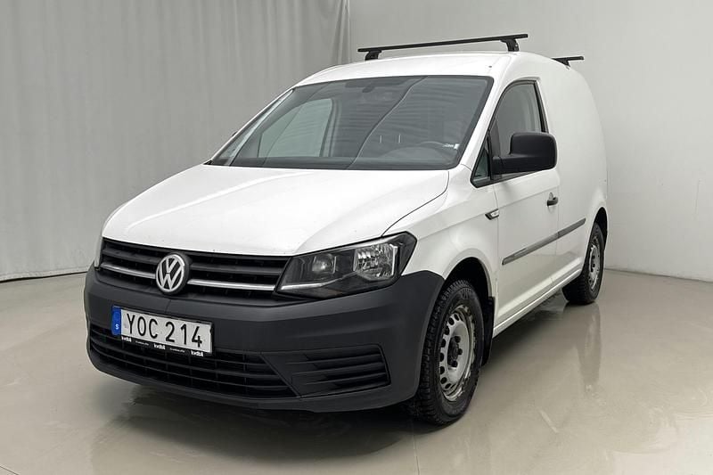 Vit Begagnad 2017 VW Caddy Minibuss | 89 000 kr (Superpris) - Bild 1/4