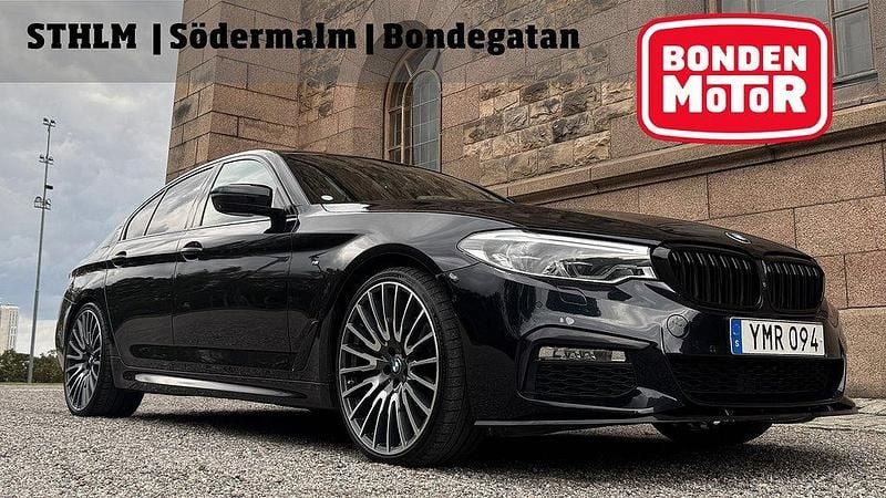 Svart Begagnad 2018 BMW 530 M Sport Sedan | 399 000 kr (Marknadspris) - Bild 1/4