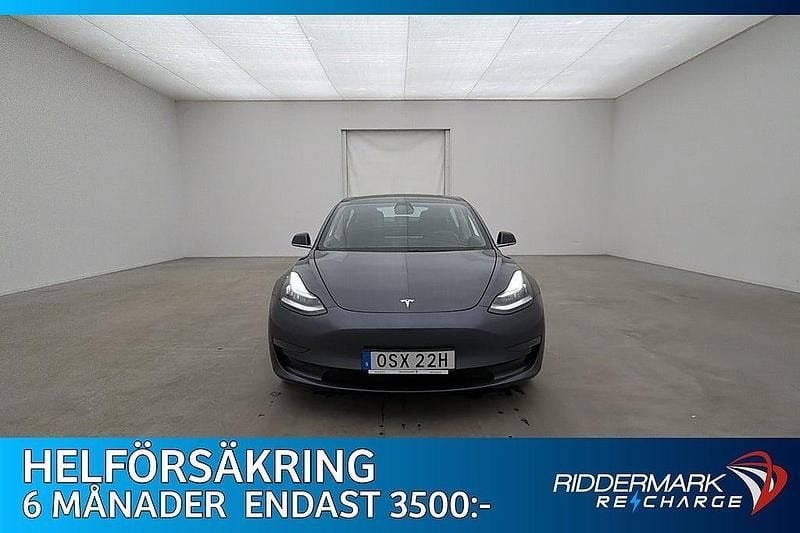 Begagnad Tesla Model 3 Long Range AWD 366 kW (498 HK) 2020 Grå Sedan