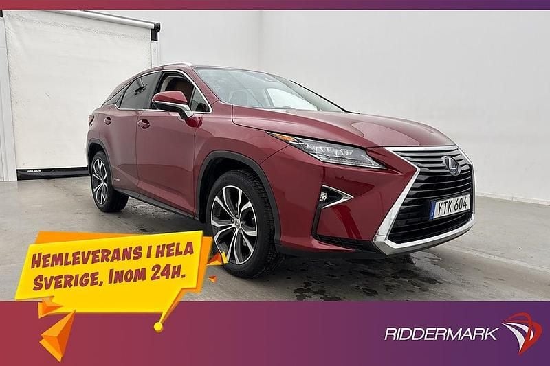Röd Begagnad 2017 Lexus RX450h Executive Line SUV | 398 800 kr (Marknadspris) - Bild 1/3