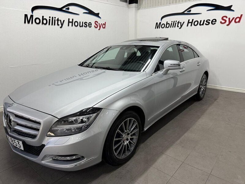 Silver Begagnad 2014 Mercedes CLS350 Sportkupé | 259 900 kr (Superpris) - Bild 1/3