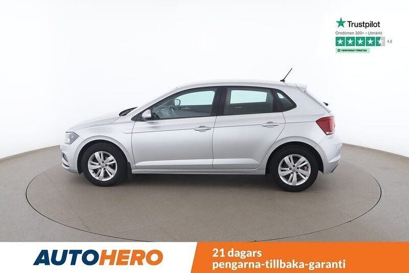 Silver Begagnad 2018 VW Polo Halvkombi | 163 000 kr (Marknadspris) - Bild 1/3