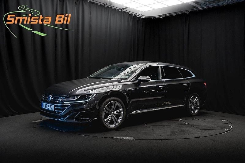 Mörkgrå Begagnad 2021 VW Arteon R-line Kombi | 274 400 kr (Marknadspris) - Bild 1/3