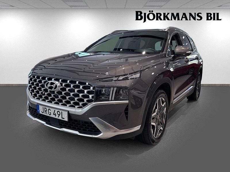 Grå Begagnad 2021 Hyundai Santa Fe Advanced SUV | 379 000 kr (Marknadspris) - Bild 1/4