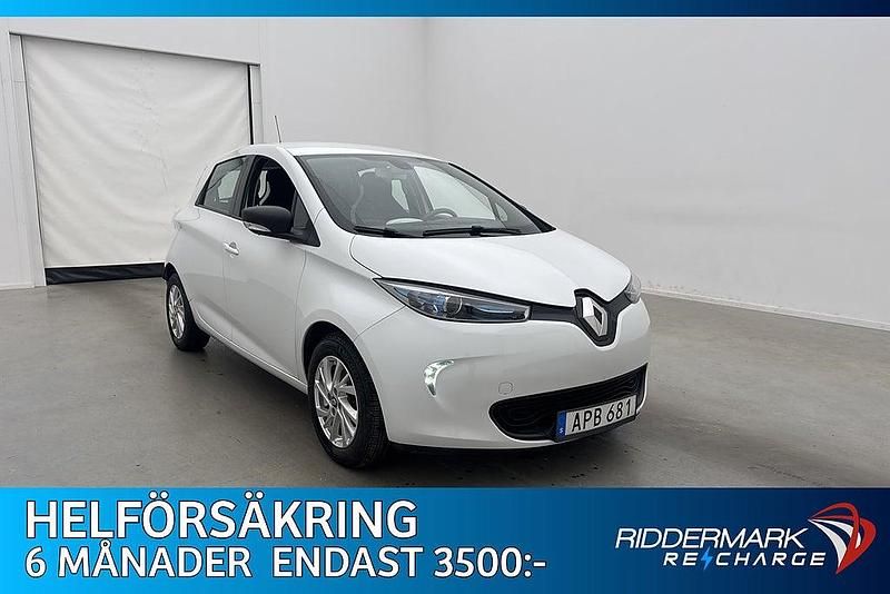 Begagnad Renault Zoe 67 kW (92 HK) 2018 Vit Halvkombi
