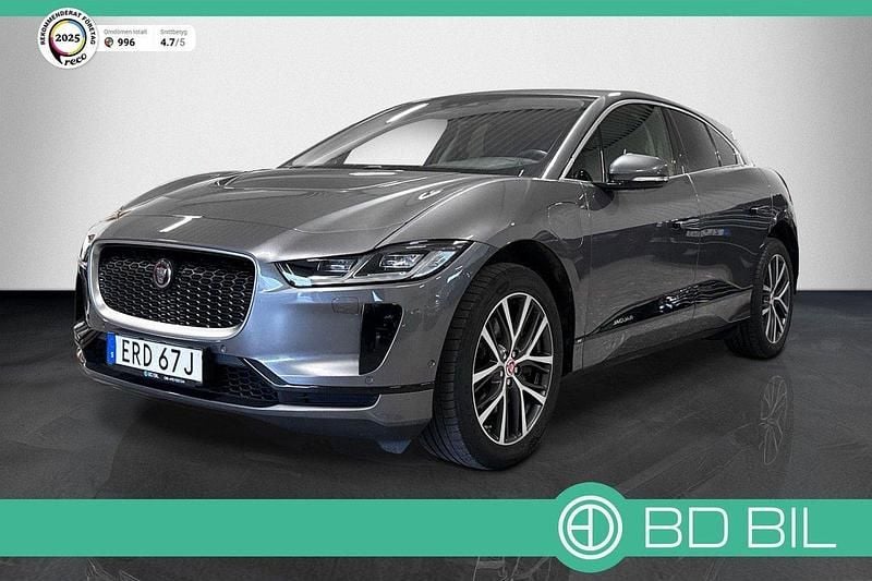 Grå Begagnad 2019 Jaguar I-Pace SE SUV | 286 900 kr (Bra pris) - Bild 1/3